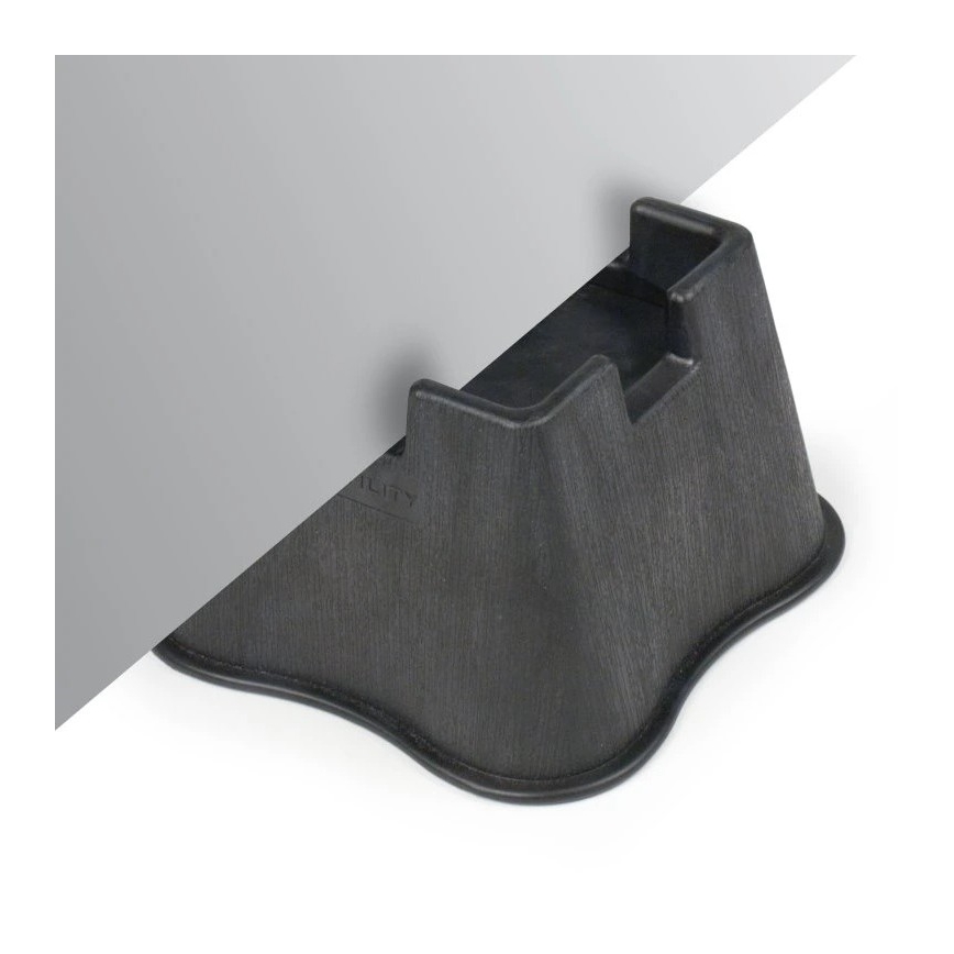 Vitility - komplekts 4 gab. gultas pacēlāji 7 cm, melni