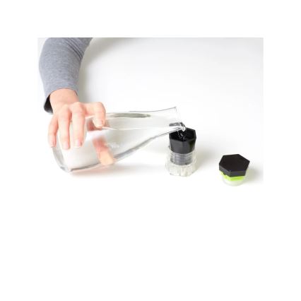 Vitility - Tablešu dozators un dalītājs 5 vienā, melns