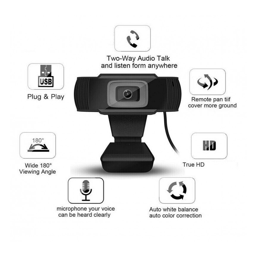 Web kamera 1080P ar mikrofonu