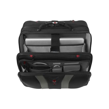 Wenger - Ceļojumu bagāža uz riteņiem 29 l + portatīvā datora apvalks 15,6" Granada melna