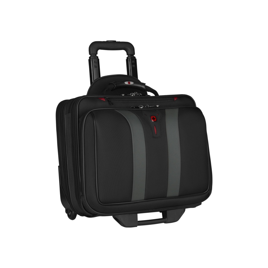 Wenger - Ceļojumu bagāža uz riteņiem 29 l + portatīvā datora apvalks 15,6" Granada melna