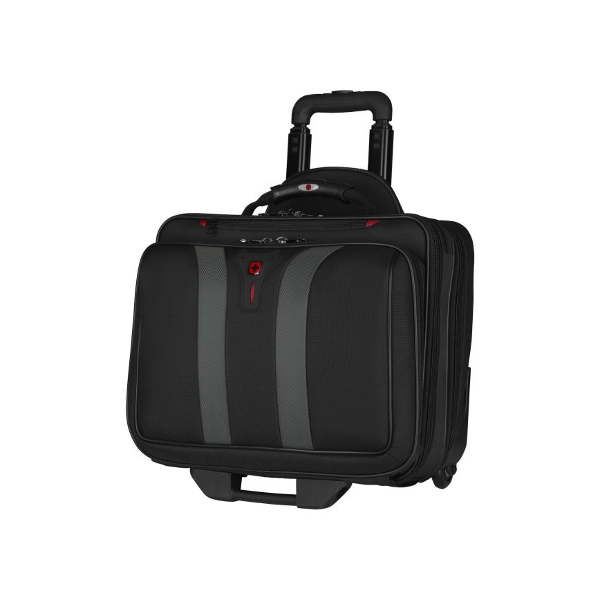 Wenger - Ceļojumu bagāža uz riteņiem 29 l + portatīvā datora apvalks 15,6" Granada melna