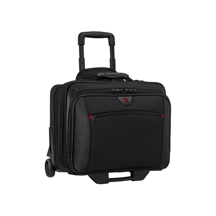 Wenger - Ceļojumu koferis uz ritentiņiem 23 l 17" + portatīvā datora soma 15,4" Potomac melna