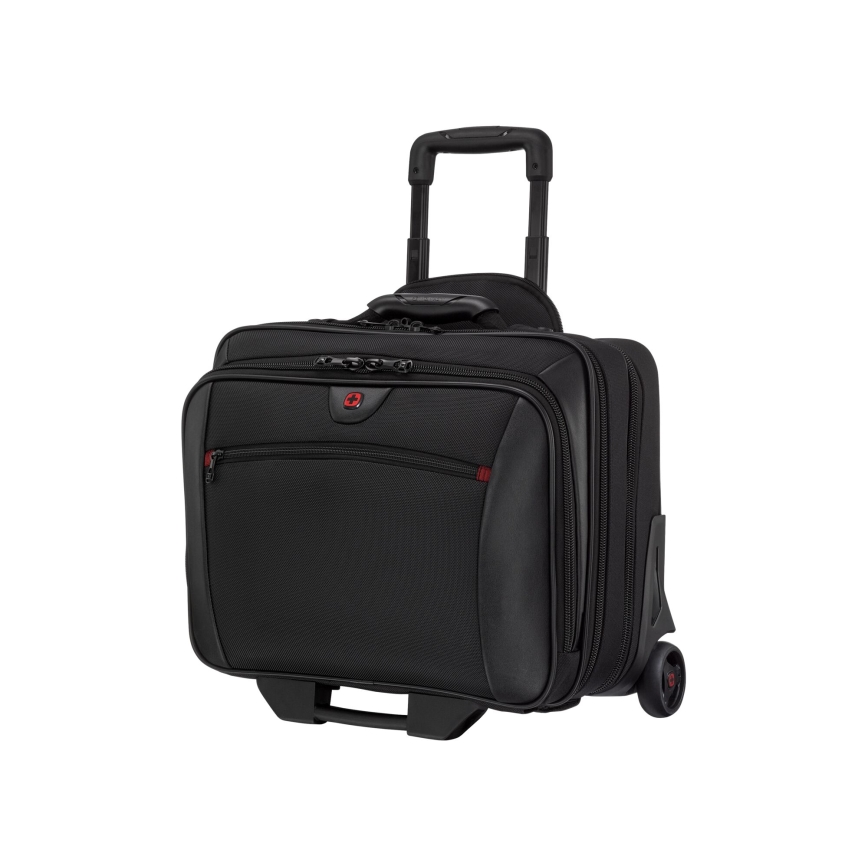 Wenger - Ceļojumu koferis uz ritentiņiem 23 l 17" + portatīvā datora soma 15,4" Potomac melna