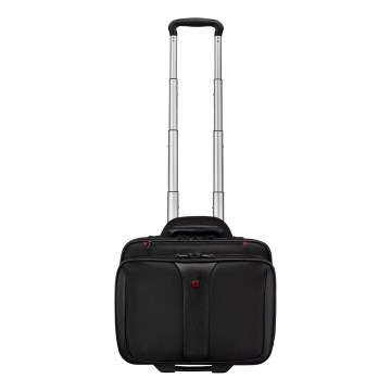 Wenger - Ceļojumu koferis uz ritentiņiem 25 l 17" + portatīvā datora soma 15,6" Patriot melna