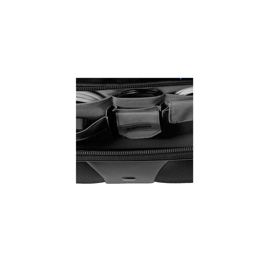 Wenger - Ceļojumu koferis uz ritentiņiem 25 l 17" + portatīvā datora soma 15,6" Patriot melna
