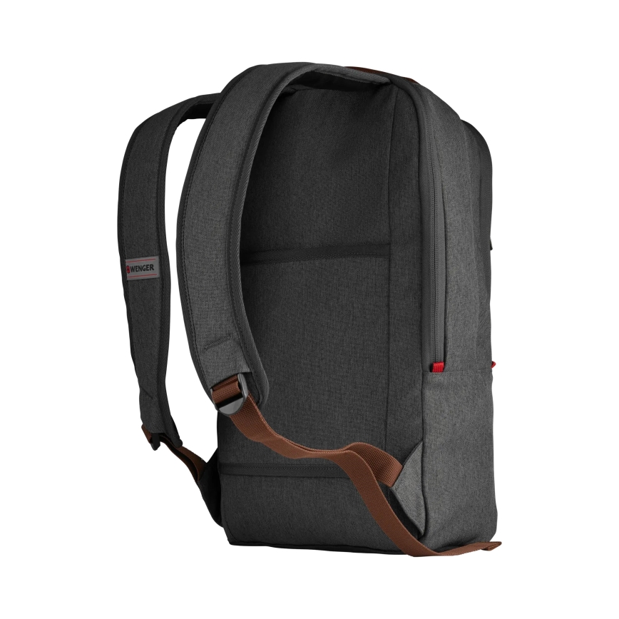 Wenger - Portatīvā datora mugursoma 15 l 16" ar planšetdatora kabatu 12" + šķērssoma City Upgrade 2in1 pelēka