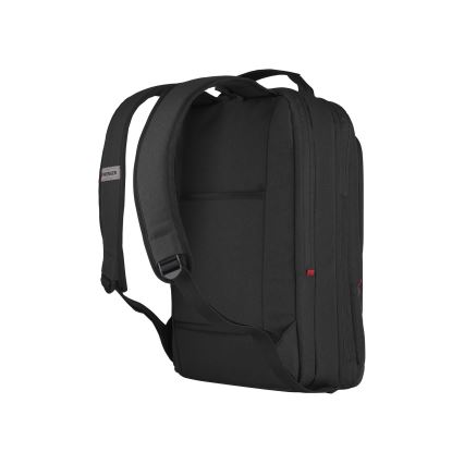 Wenger - Portatīvā datora mugursoma 16 l 16" ar planšetdatora kabatu 12" Pilsēta Traveler melna