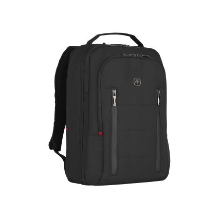 Wenger - Portatīvā datora mugursoma 16 l 16" ar planšetdatora kabatu 12" Pilsēta Traveler melna