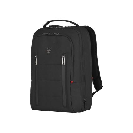 Wenger - Portatīvā datora mugursoma 16 l 16" ar planšetdatora kabatu 12" Pilsēta Traveler melna