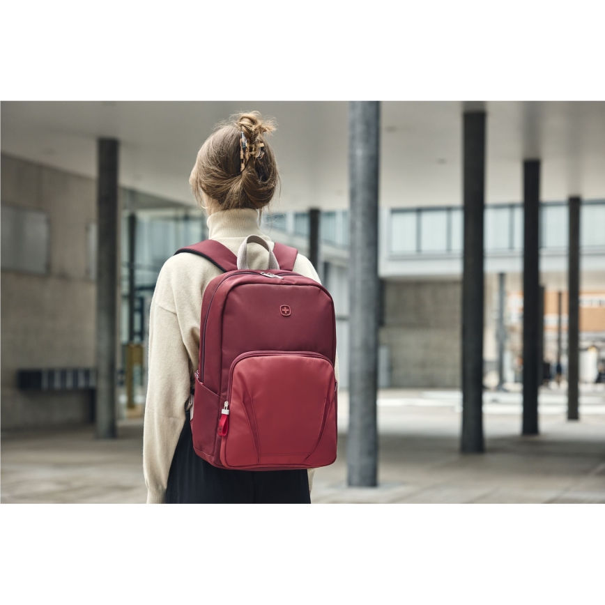 Wenger - Portatīvā datora mugursoma 20 l 15,6" ar planšetdatora kabatu 10" Motion sarkana