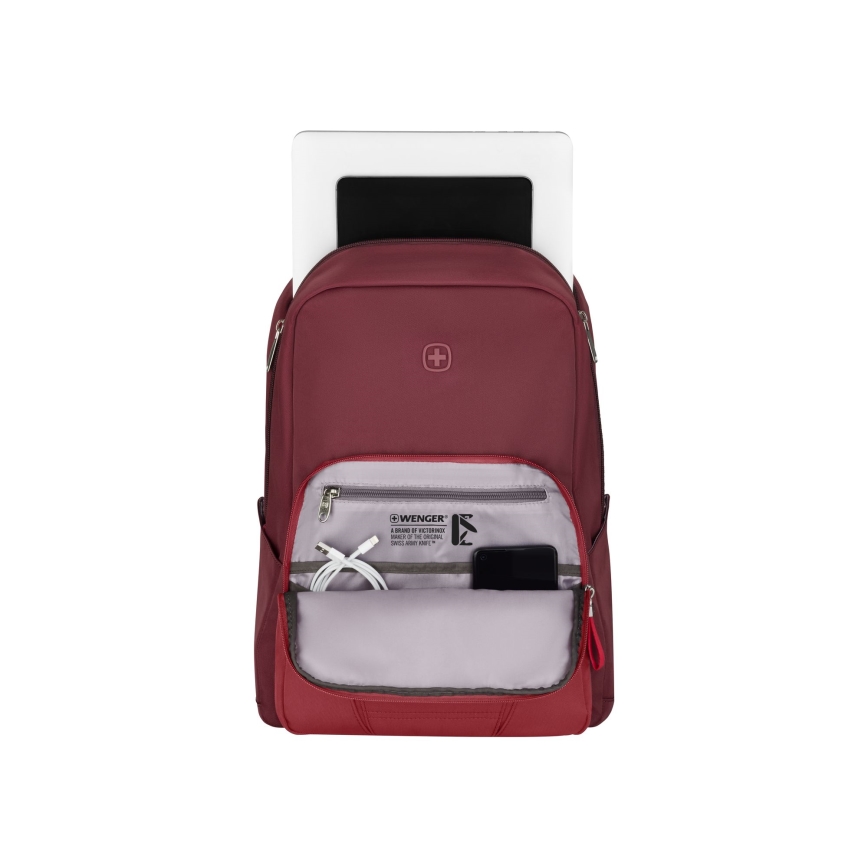Wenger - Portatīvā datora mugursoma 20 l 15,6" ar planšetdatora kabatu 10" Motion sarkana