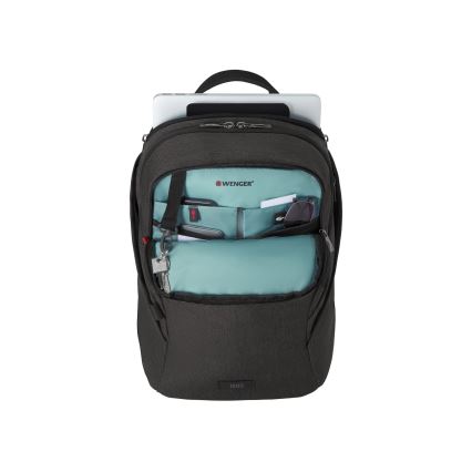 Wenger - Portatīvā datora mugursoma 21 l 16" ar planšetdatora kabatu 10" MX Light melna