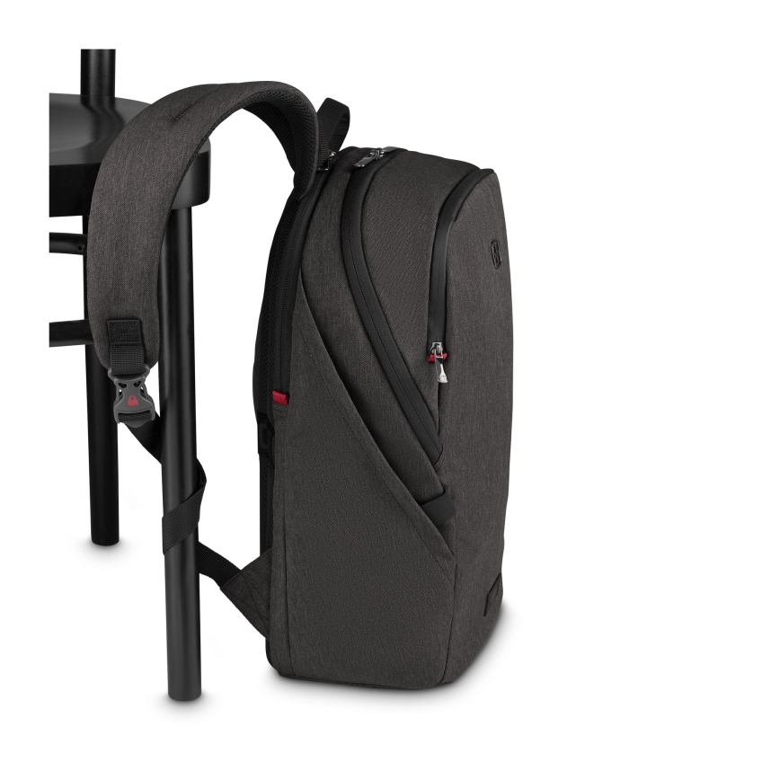 Wenger - Portatīvā datora mugursoma 21 l 16" ar planšetdatora kabatu 10" MX Light melna