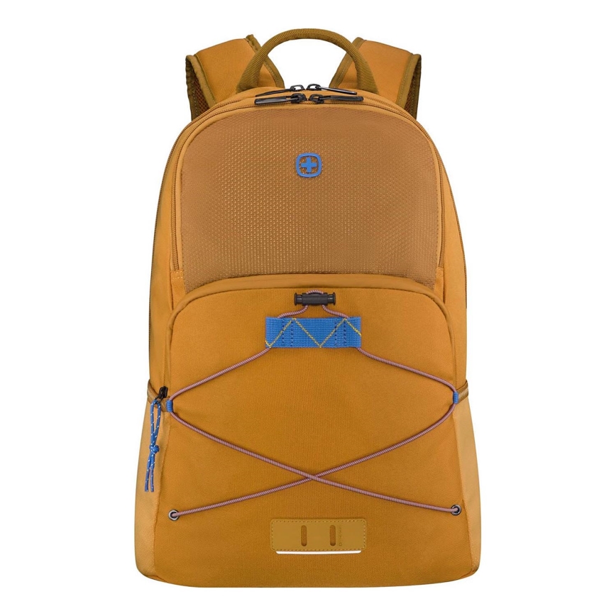 Wenger - Portatīvā datora mugursoma 22 l 15,6" ar planšetdatora kabatu 10" Trayl dzeltena