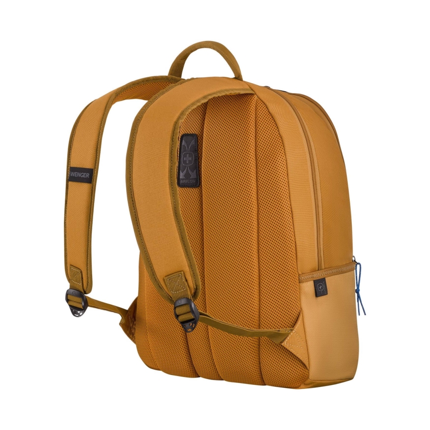 Wenger - Portatīvā datora mugursoma 22 l 15,6" ar planšetdatora kabatu 10" Trayl dzeltena