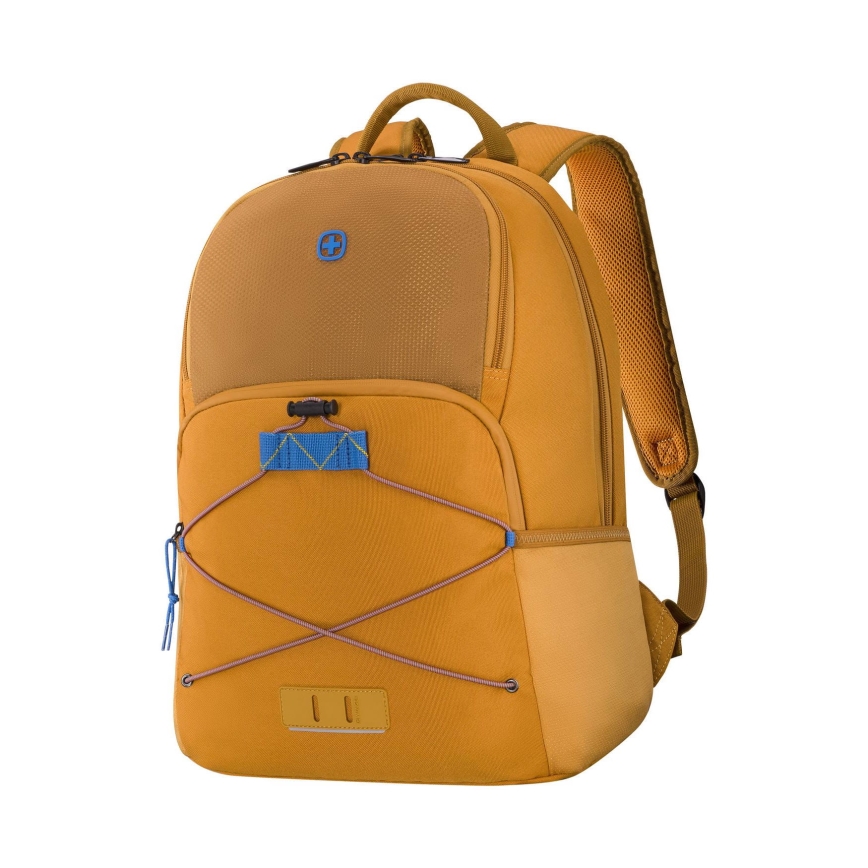 Wenger - Portatīvā datora mugursoma 22 l 15,6" ar planšetdatora kabatu 10" Trayl dzeltena