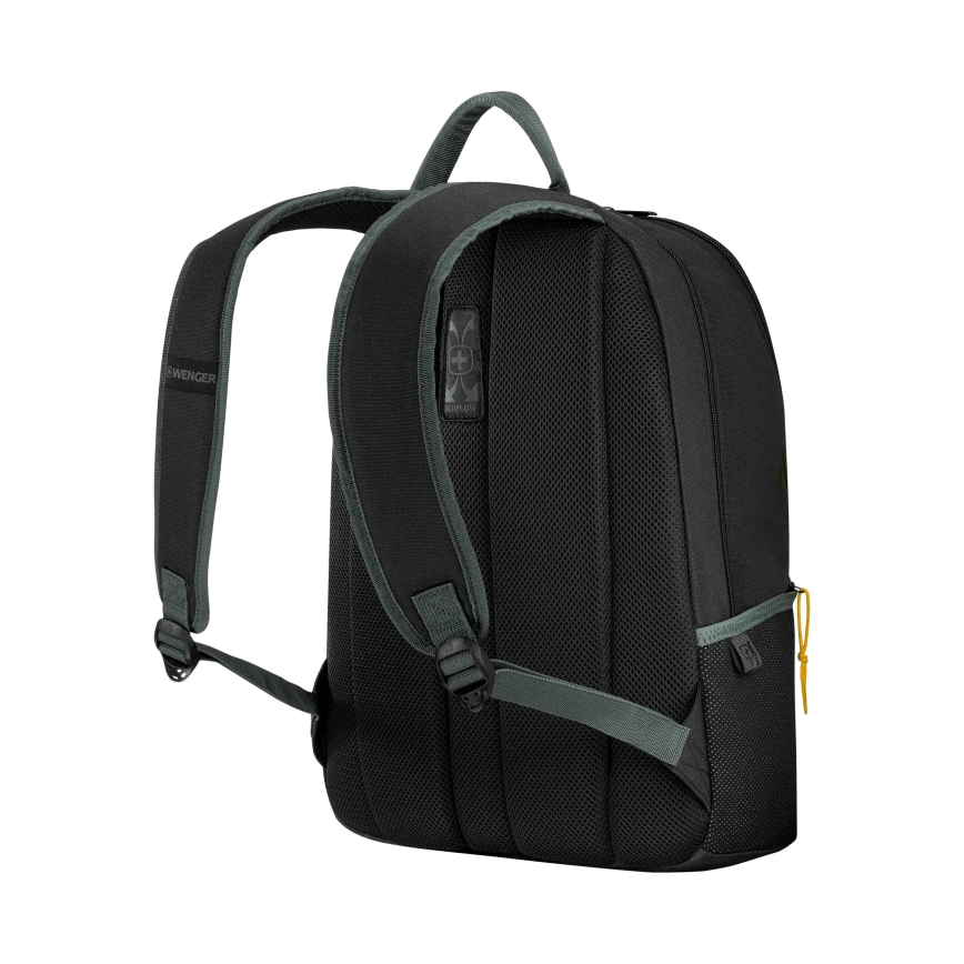 Wenger - Portatīvā datora mugursoma 22 l 15,6" ar planšetdatora kabatu 10" Trayl melna