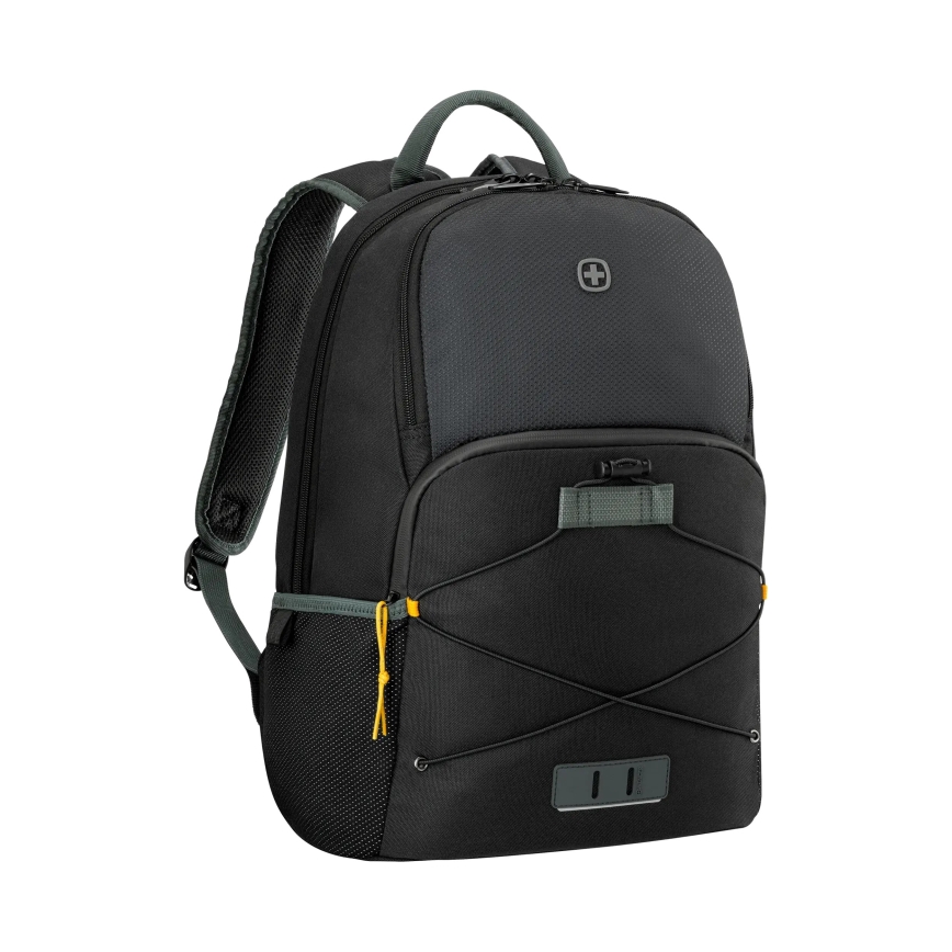 Wenger - Portatīvā datora mugursoma 22 l 15,6" ar planšetdatora kabatu 10" Trayl melna