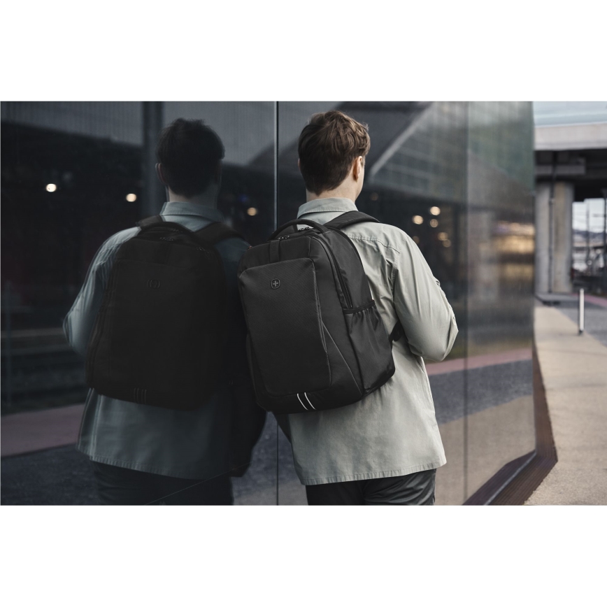 Wenger - Portatīvā datora mugursoma 23 l 15,6" ar planšetdatora kabatu 10" XE Professional melna