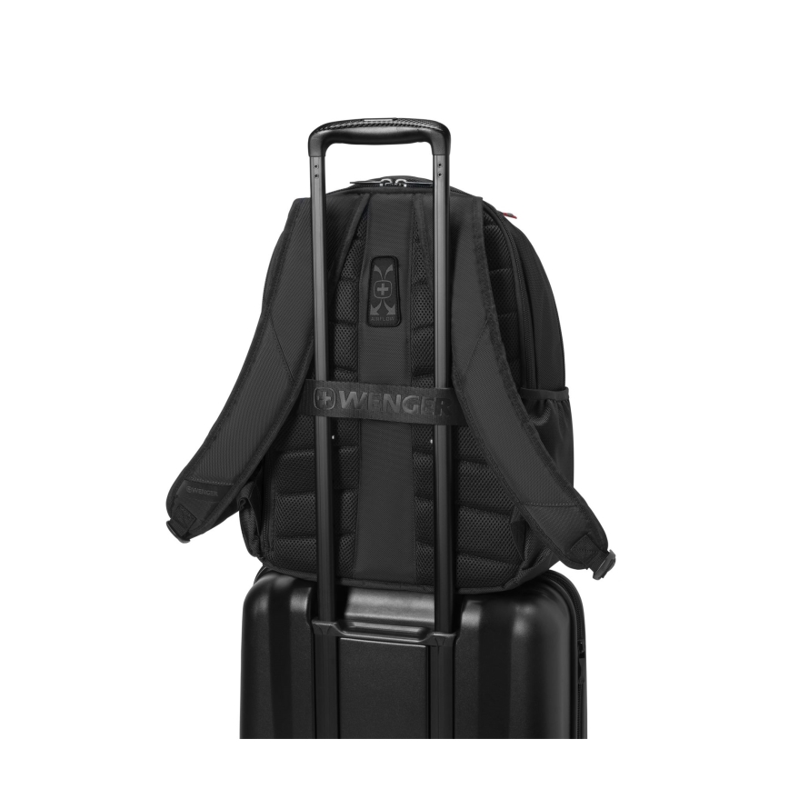 Wenger - Portatīvā datora mugursoma 23 l 15,6" ar planšetdatora kabatu 10" XE Professional melna