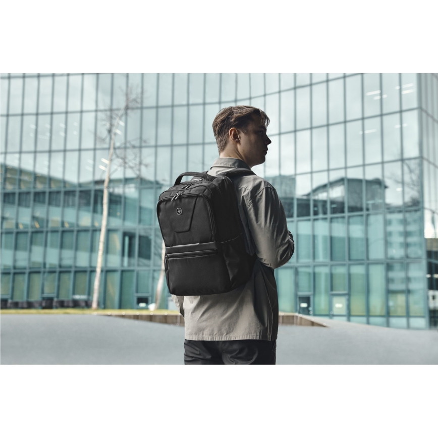 Wenger - Portatīvā datora mugursoma 23 l 16" ar planšetdatora kabatu 10" XE Resist melna