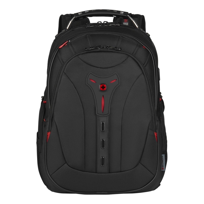 Wenger - Portatīvā datora mugursoma 25 l 16" ar planšetdatora kabatu 10" Pegasus Deluxe melna
