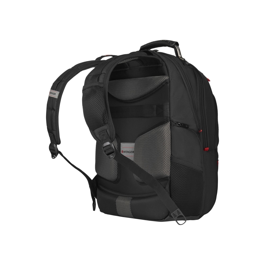Wenger - Portatīvā datora mugursoma 25 l 16" ar planšetdatora kabatu 10" Pegasus Deluxe melna