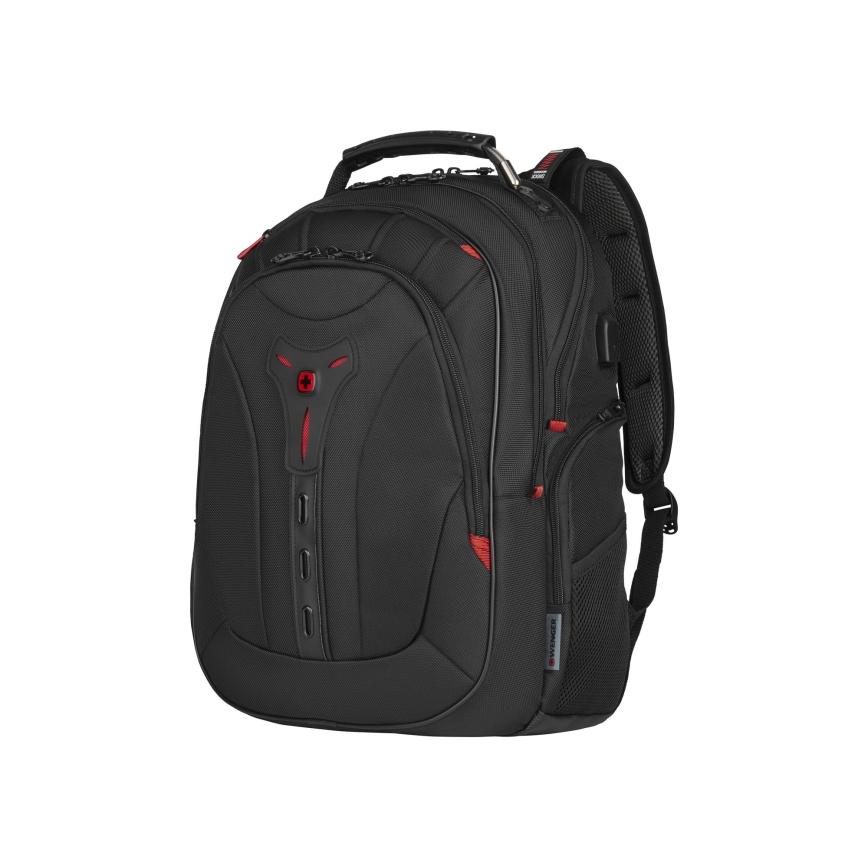 Wenger - Portatīvā datora mugursoma 25 l 16" ar planšetdatora kabatu 10" Pegasus Deluxe melna