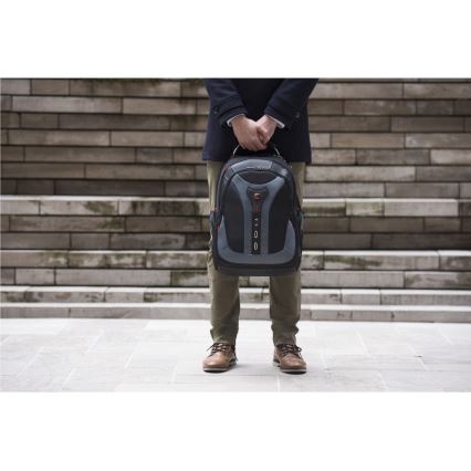 Wenger - Portatīvā datora mugursoma 25 l 17" ar planšetdatora kabatu 12" Pegasus melna/pelēka