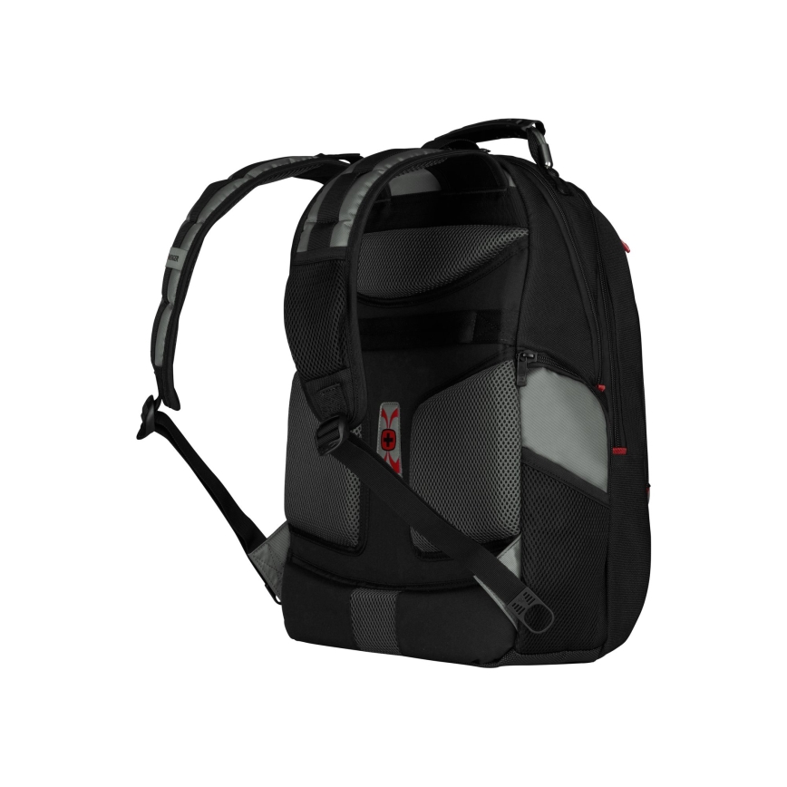 Wenger - Portatīvā datora mugursoma 25 l 17" ar planšetdatora kabatu 12" Pegasus melna/pelēka