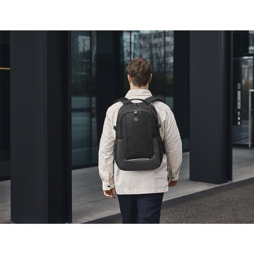 Wenger - Portatīvā datora mugursoma 26 l 16" ar planšetdatora kabatu 10" XE Ryde melna