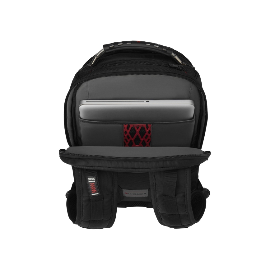 Wenger - Portatīvā datora mugursoma 26 l 17" ar planšetdatora kabatu 10" Ibex Ballistic Deluxe