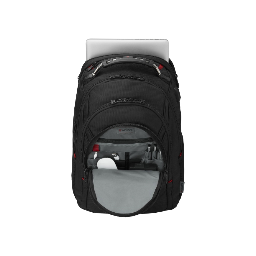 Wenger - Portatīvā datora mugursoma 26 l 17" ar planšetdatora kabatu 10" Ibex Ballistic Deluxe