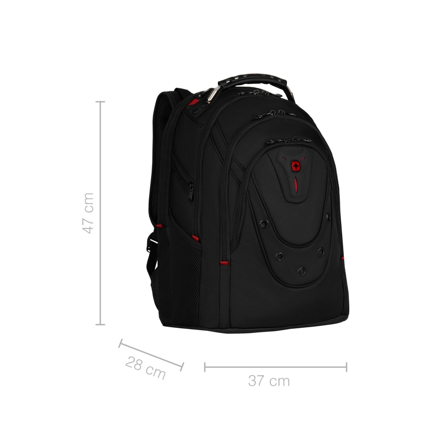 Wenger - Portatīvā datora mugursoma 26 l 17" ar planšetdatora kabatu 10" Ibex Ballistic Deluxe