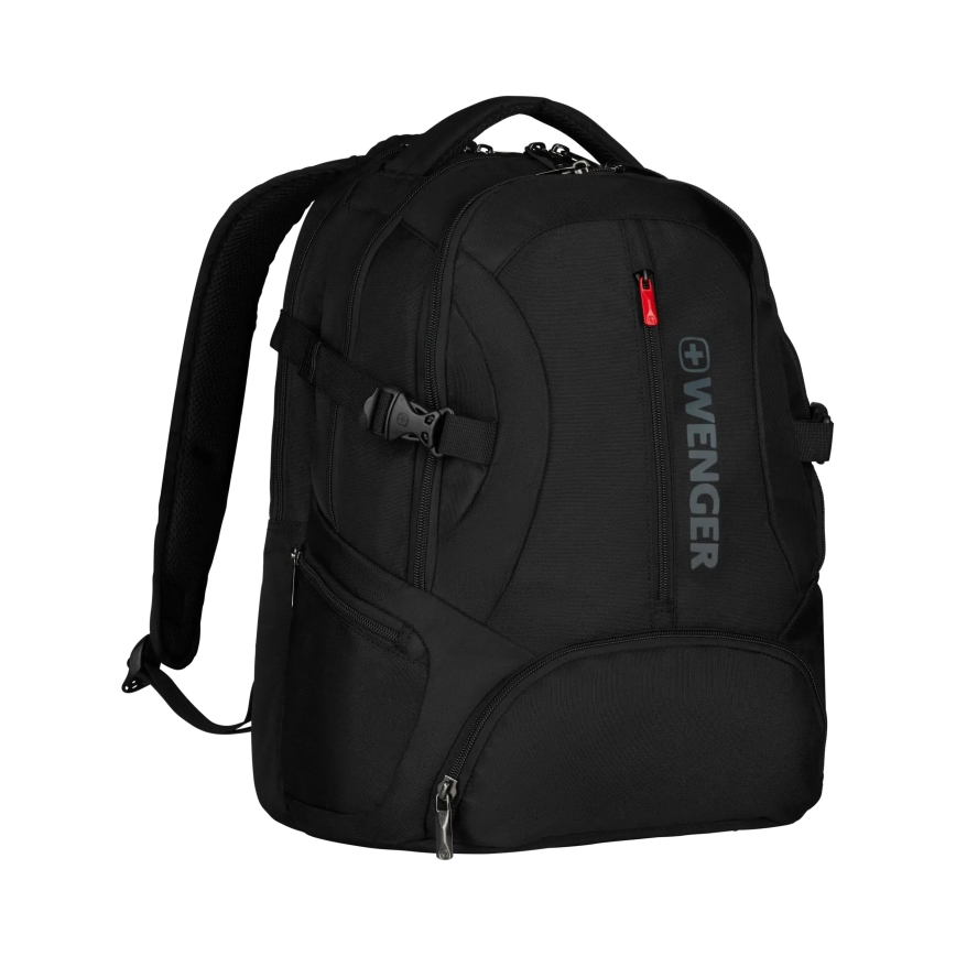 Wenger - Portatīvā datora mugursoma 27 l 16" ar planšetdatora kabatu 10" Transit melna