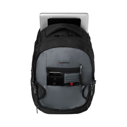 Wenger - Portatīvā datora mugursoma 27 l 16" ar planšetdatora kabatu 10" Transit melna