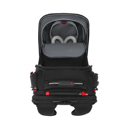 Wenger - Portatīvā datora mugursoma 29 l 17,3'' ar planšetdatora kabatu 12" Atskaņotājs One melna