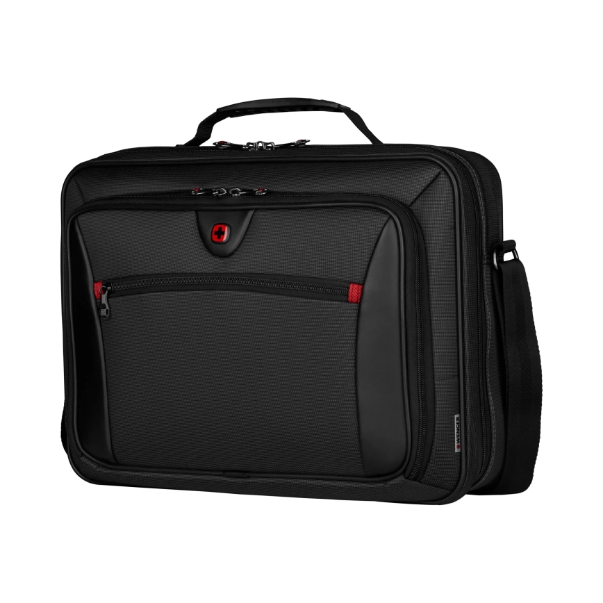Wenger - Soma portatīvajam datoram 10 l 15,6" ar planšetdatora kabatu 10" Insight melna