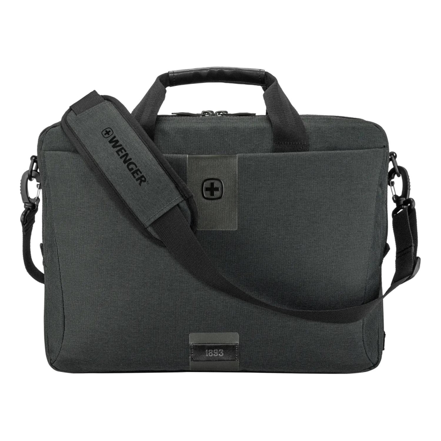 Wenger - Soma portatīvajam datoram 15 l 16" ar planšetdatora kabatu 10" MX ECO Brief pelēka