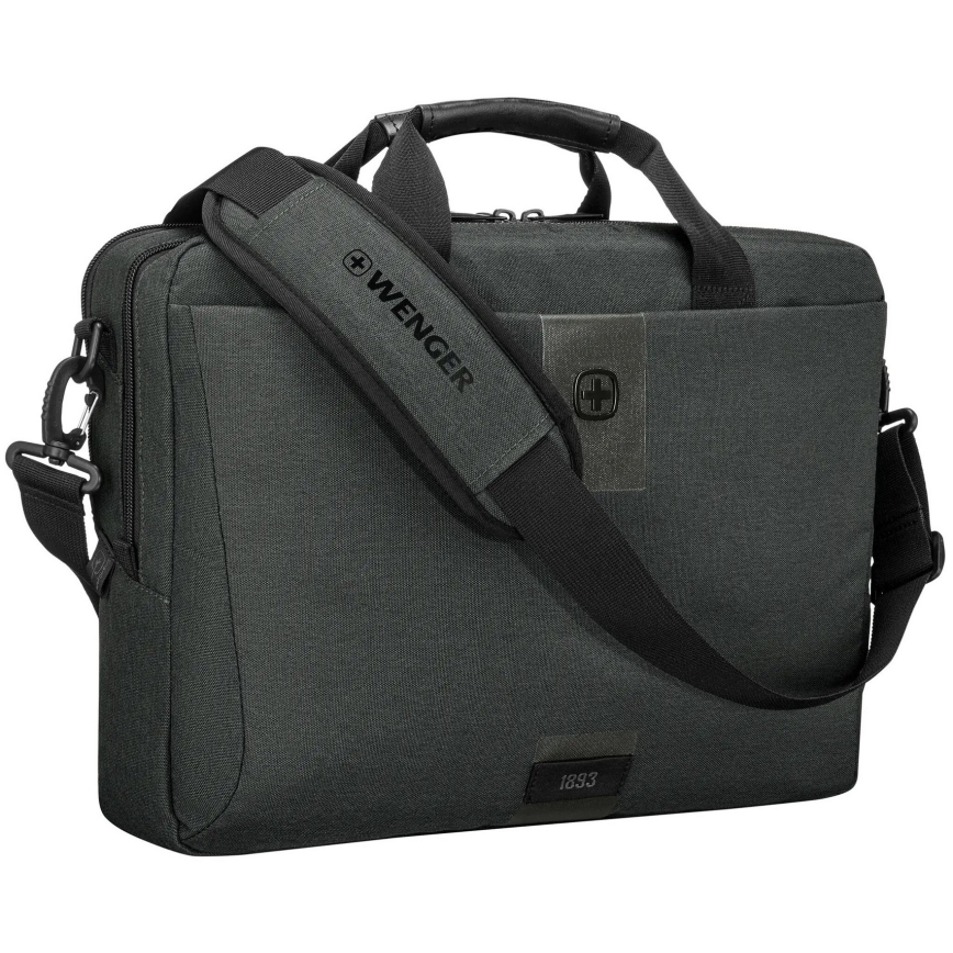 Wenger - Soma portatīvajam datoram 15 l 16" ar planšetdatora kabatu 10" MX ECO Brief pelēka