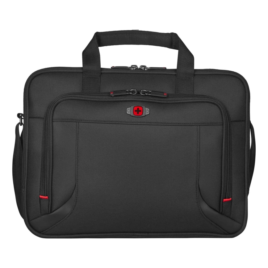 Wenger - Soma portatīvajam datoram 15 l 16" ar planšetdatora kabatu 10" Prospectus melna