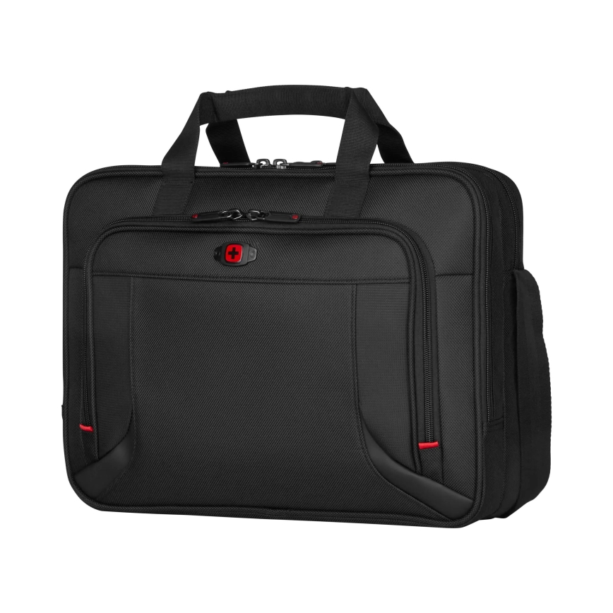 Wenger - Soma portatīvajam datoram 15 l 16" ar planšetdatora kabatu 10" Prospectus melna