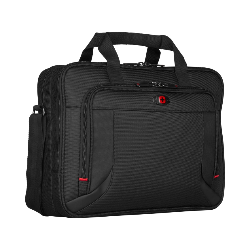 Wenger - Soma portatīvajam datoram 15 l 16" ar planšetdatora kabatu 10" Prospectus melna