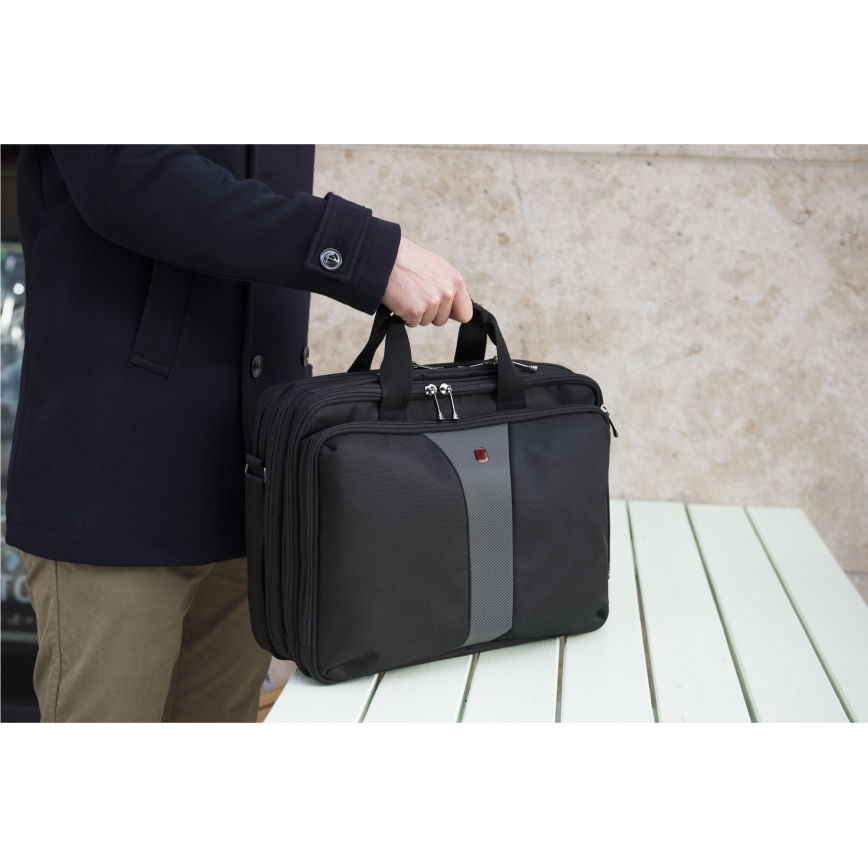 Wenger - Soma portatīvajam datoram 15 l 16" Legacy Double melna
