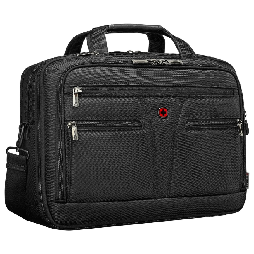 Wenger - Soma portatīvajam datoram 19 l 14-16" ar planšetdatora kabatu 10" BC Zvaigzne melna