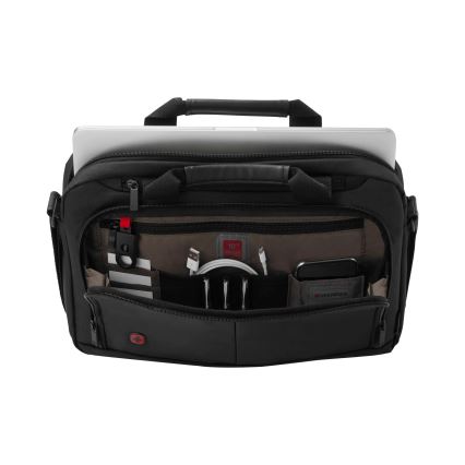 Wenger - Soma portatīvajam datoram 5 l 14" ar planšetdatora kabatu 10" Source melna
