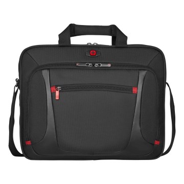 Wenger - Soma portatīvajam datoram 9 l 16" ar planšetdatora kabatu 10" Sensor melna