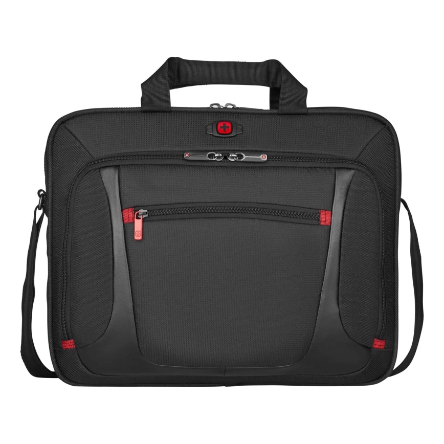 Wenger - Soma portatīvajam datoram 9 l 16" ar planšetdatora kabatu 10" Sensor melna