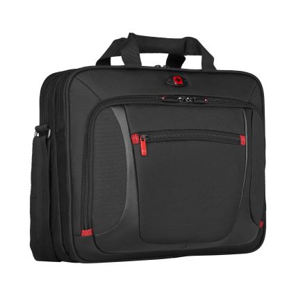 Wenger - Soma portatīvajam datoram 9 l 16" ar planšetdatora kabatu 10" Sensor melna